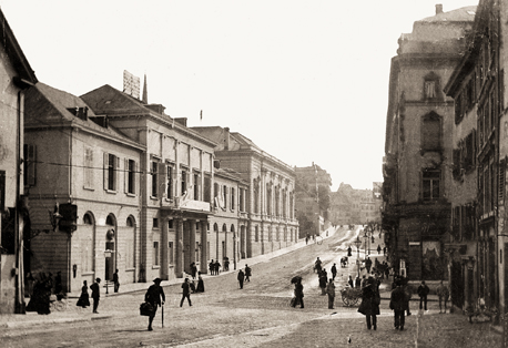 הבניין בבאזל שבו התכנסו הקונגרסים הציונייים הראשונים.   צילום: ארכיון הצילומים של קק''ל