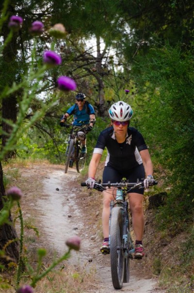רוכבים בסינגל ביריה. צילום: אילן שחם, ארכיון הצילומים של קק"ל