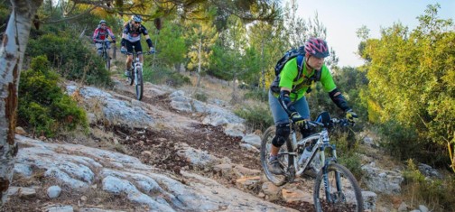 מדרגות סלע מאתגרות.  צילום: אילן שחם, ארכיון הצילומים של קק"ל