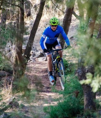 רוכבים בסינגל קצרין.  צילום: אילן שחם, ארכיון הצילומים של קק"ל