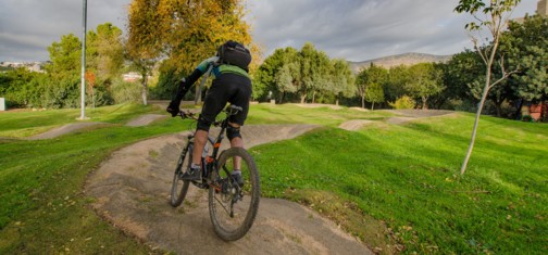 רכיבה בפאמפטרק כרמיאל. צילום: אילן שחם