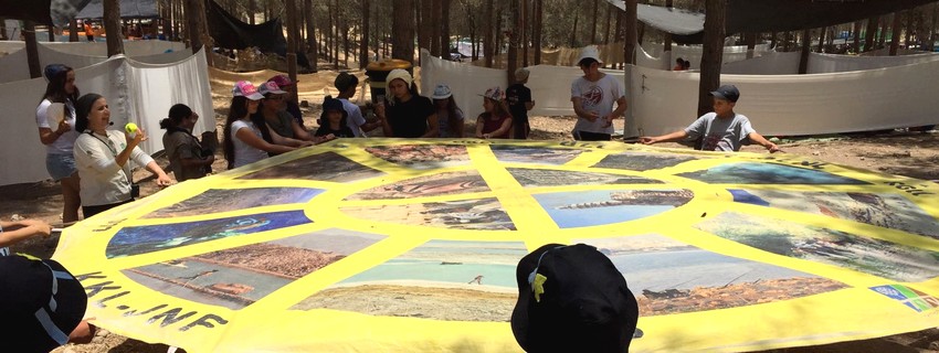 ילדים בפעילות מצנח