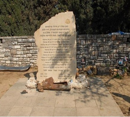 מה הסיפור שהאתר מספר? האנדרטה לזכר נופלי מלחמת לבנון השנייה בכפר גלעדי. צילום: מיכאל חורי, ארכיון הצילומים של קקל