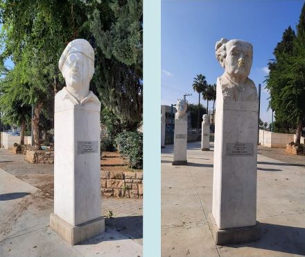 כיכר הגיבורים ברמלה. האתר מנציח את סיפור מבצע דני וכיבוש רמלה. צילום: רקפת הימן זהבי