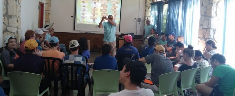 כיתת לימוד במרכז השדה והיער ציפורי. צילום: קקל