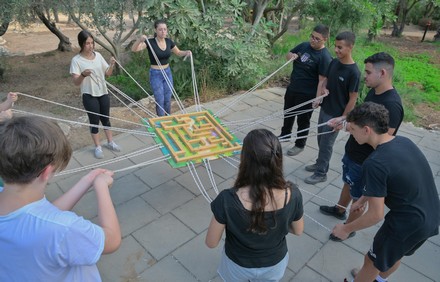מבוך שבילי אופניים. צילום: מיכאל חורי, ארכיון הצילומים של קקל