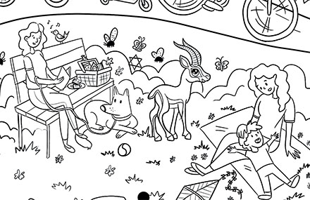 פעילות_דפי צביעה ליום העצמאות