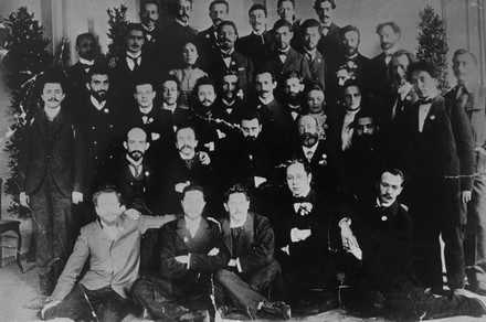 משתתפי הקונגרס הציוני החמישי, 1901. צילום: הארכיון הציוני