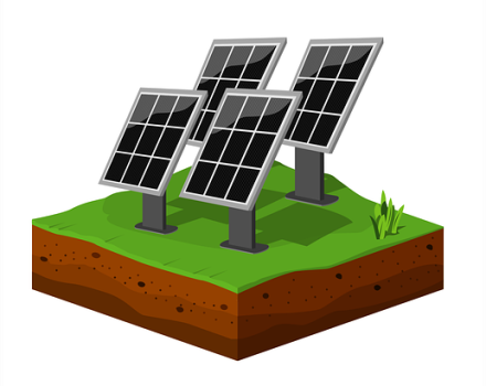 ייצור חשמל מאנרגיית השמש באמצעות לוחות פוטו-וולטאים. צילום: pixabay