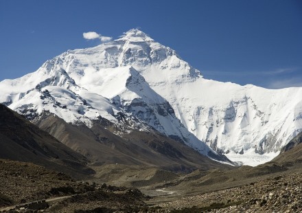 הר האוורסט. עד לכאן הגיעו המיקרו סיבים. צילום: pixabay