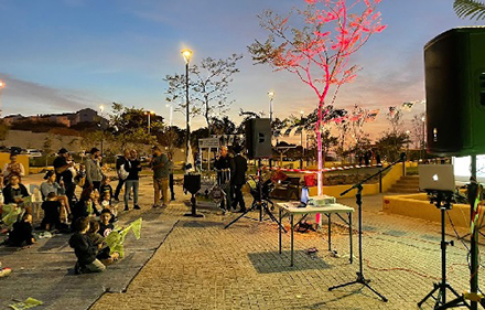 אירוע ביער הקהילתי באר שבע. צילום: אורנית גינת