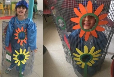 הזוכה במקום הראשון: בקבוק בתוך מחזורית. נטע מכרכור