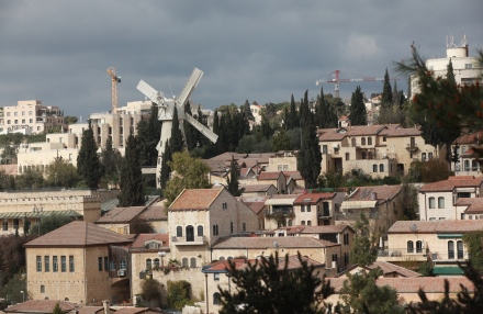 שכונת ימין משה. צילום: יוסי זמיר, ארכיון הצילומים של קקל