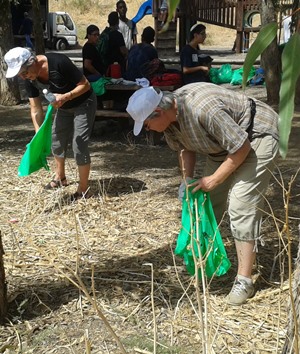 איך אומרים לנקות בדנית?הדנים בפעולה. צילום: מישב רצאבי