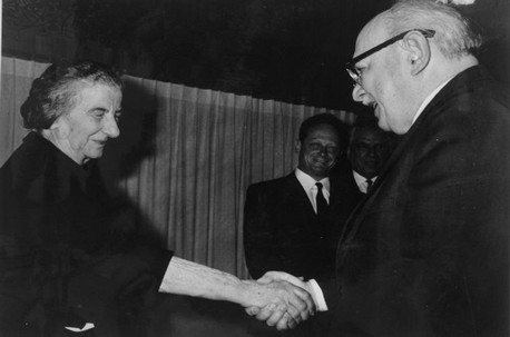 ראש הממשלה גולדה מאיר. צילום מתוך ארכיון קק"ל