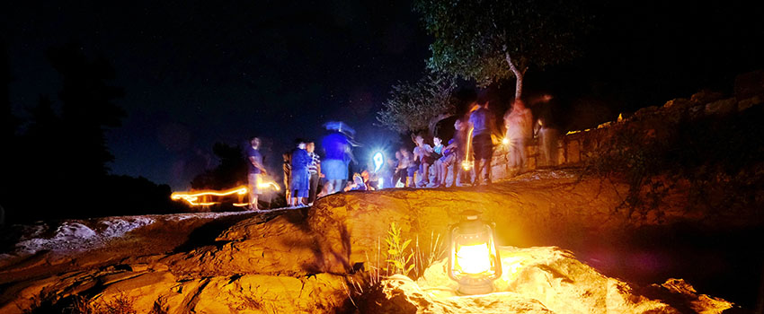 סיור עששיות ביער ביריה. צילום: אבי הירשפלד, ארכיון הצילומים של קק"ל