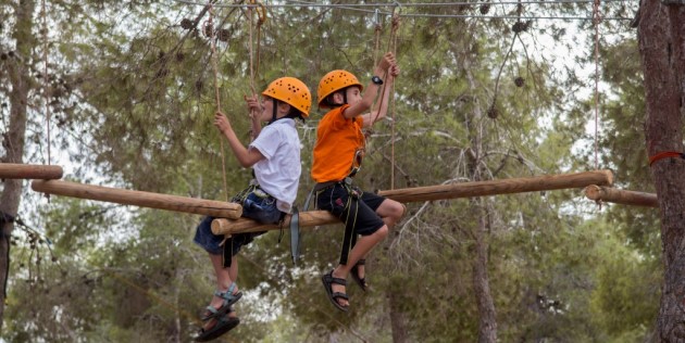 פעילות אתגרית 3: פארק חבלים