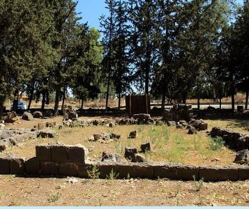 שריד בית במשמר הירדן. צילום: יעקב שקולניק