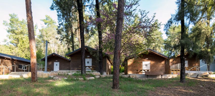 מתחם בקתות. צילום: בוני שיינמן, ארכיון הצילומים של קקל