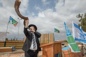 שופרים וניקיונות בקצרין. צילום: אנצ'ו גוש