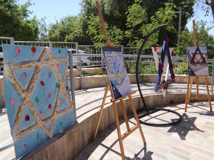 תערוכת המיצגים בנס הרים. צילום: יואב לין