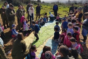 ילדים בפעילות קק"ל