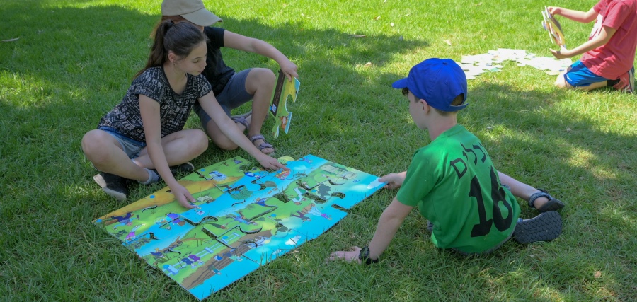 פעילות מים בששון. צילום: מיכאל חורי, ארכיון הצילומים של קקל
