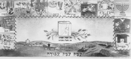 את קופסה קופסתנו, את גואלת אדמותינו. הקופסה הכחולה וארץ ישראל