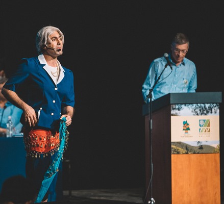 והיו גם קטעים תיאטרליים. צילום: מאור כהן, כוורת