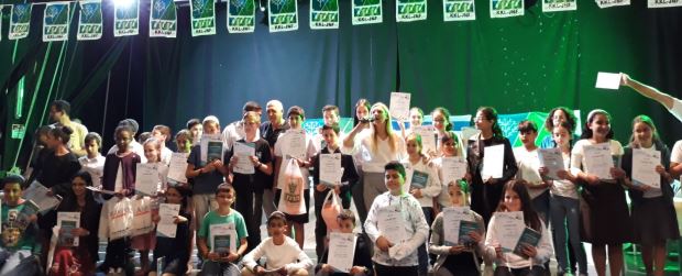 משתתפי מחוז דרום – כולם מפגינים ידע רב והפערים קטנים. צילום: לינור שאוליאן