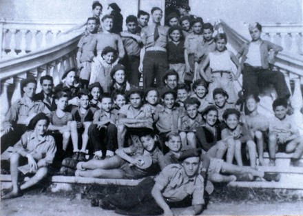 חברי הקבוצה באיטליה, לפני עלייתם לארץ, נובמבר 1945