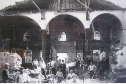 הריסות בית הכנסת בוולוס