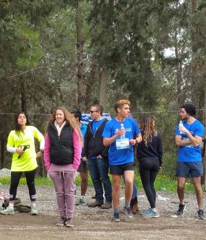 קר, אבל באנו. משתתפים במרוץ. צילום: נעם תמיר