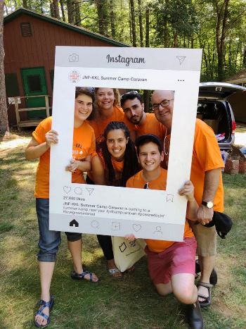 ומה בארהב באותה עת? מחנה קיץ. לומדים על ישראל ונהנים. צילום: זהר ולוסקי, שליח קקל בארהב