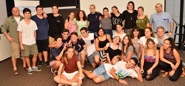 היו מעולים. בתמונה: אחת מהקבוצות המתנדבות. צילום: הנרי בנג'מין