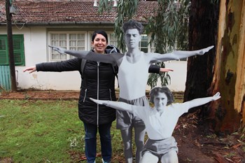 ביקור בצריף של בן גוריון בשדה בוקר. צילום: יואב לין