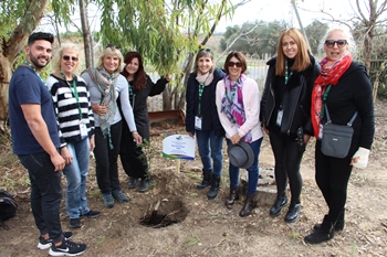 גם אני נטעתי עץ בארץ ישראל. צילום: יואב לין