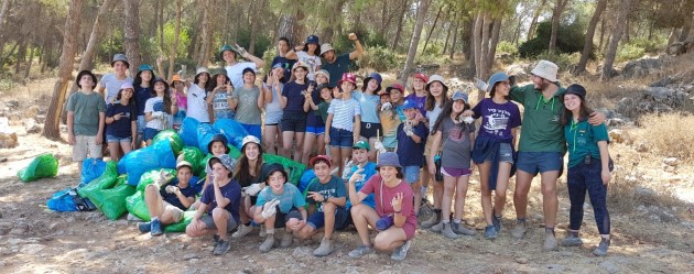 המנהיגים הצעירים. באו ללמוד על התיישבות, הדרכה ומנהיגות. צילום: ניסים מגנגי, ארכיון הצילומים של קקל