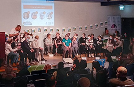 המתח בשיאו בגמר מחוז מרכז. צילום: בר שוקרון, רכזת חינוך מרחב מרכז
