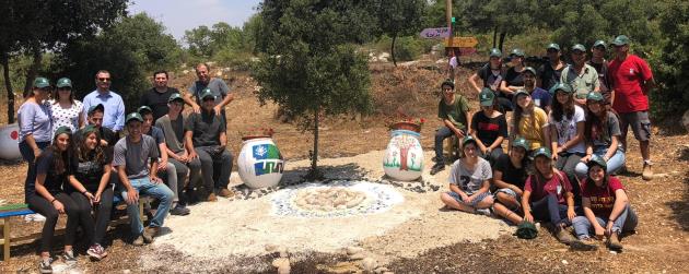 בנס הרים הקימו הילדים מתחם פעילות לזכרה של אורי אנסבכר זל