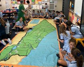 פעילות של הניידת החינוכית באוסטרליה. צילום: קקל אוסטרליה
