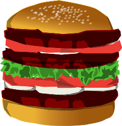 המבורגר. שווה את כל המים האלה? צילום: pixabay
