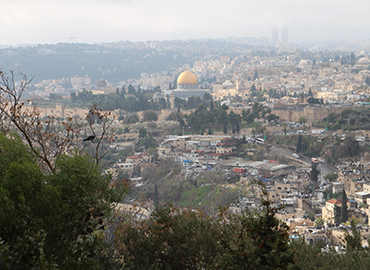 תצפית הר הצופים. צילום: יואב דביר, ארכיון הצילומים של קקל