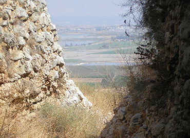 נוף מנחל יצפור. צילום: מירה זר, ארכיון הצילומים של קקל