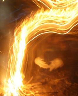 אם תאביסו את האש בעצים, היא תשתולל. צילום: קקל