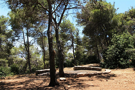 חניון הר אחים. צילום: יעקב שקולניק, ארכיון הצילומים של קקל