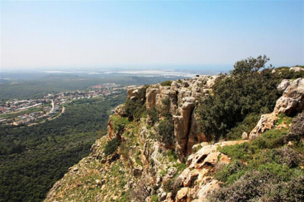 נוף משביל אמיר מיטל. צילום: יעקב שקולניק, ארכיון הצילומים של קקל