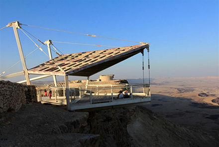 המרפסת בטיילת אלברט. חוויה חושית של נוף בראשית. צילום: יעקב שקולניק