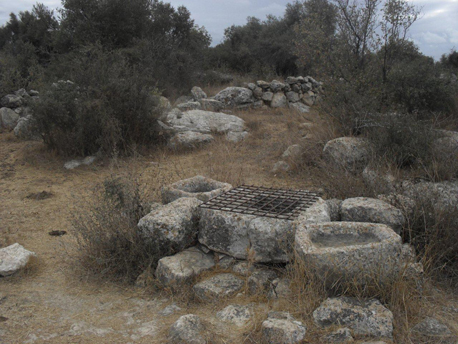 מתקנים חקלאיים עתיקים בגבעת שר. צילום: בת-חן בן-עמי סונין