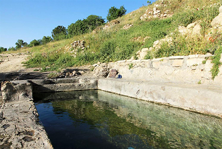 הבריכה בעין אל-בלד. צילום: יעקב שקולניק